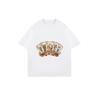 Oversized Black Boho Tee: Playing Cards Cactus Dice Print "All Good Things Are Wild And Free"
