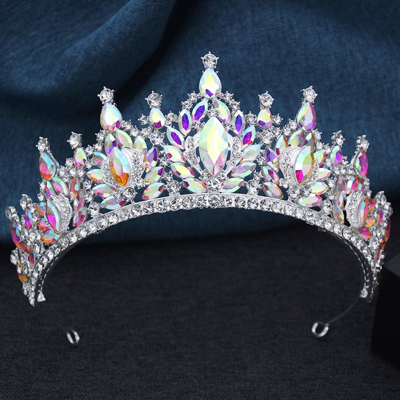Diadema Principessa Barocca Corone Regali e Tiara Gioielli per Corona Abito da Sposa Accessori per Capelli