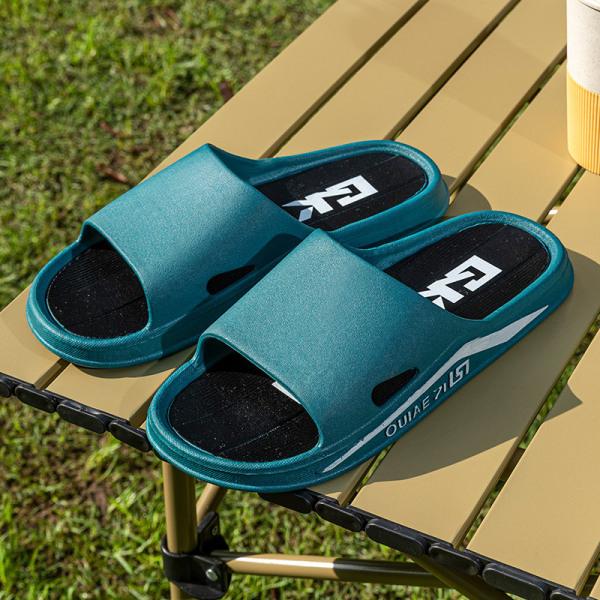 Outer slippers summer men's indoor home non-slip home silent senior women's sandals men's summer