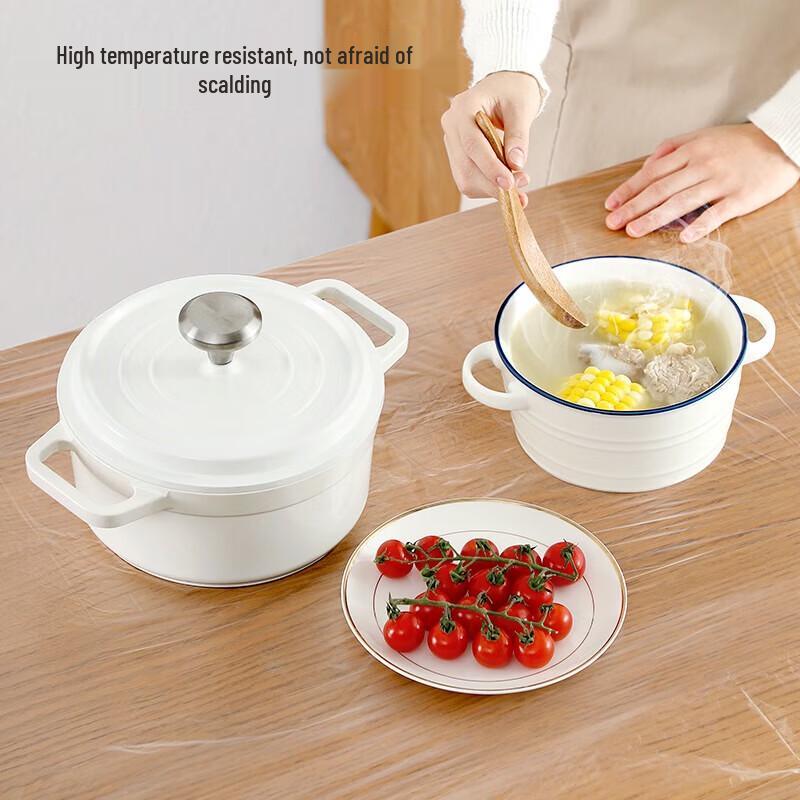 Meiliya Einweg-Ölbeständige Kunststoff-Tischdecke