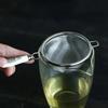 Japanese 304 Stainless Steel Tea Strainer Tea Strainer Fine Filter Screen Tea Strainer Black and White Handle Size
