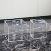 Modern Simple High-transparency Acrylic Dust-proof Storage Box Ornaments Model Room Art Imitation Agate Jewelry Display Square Box