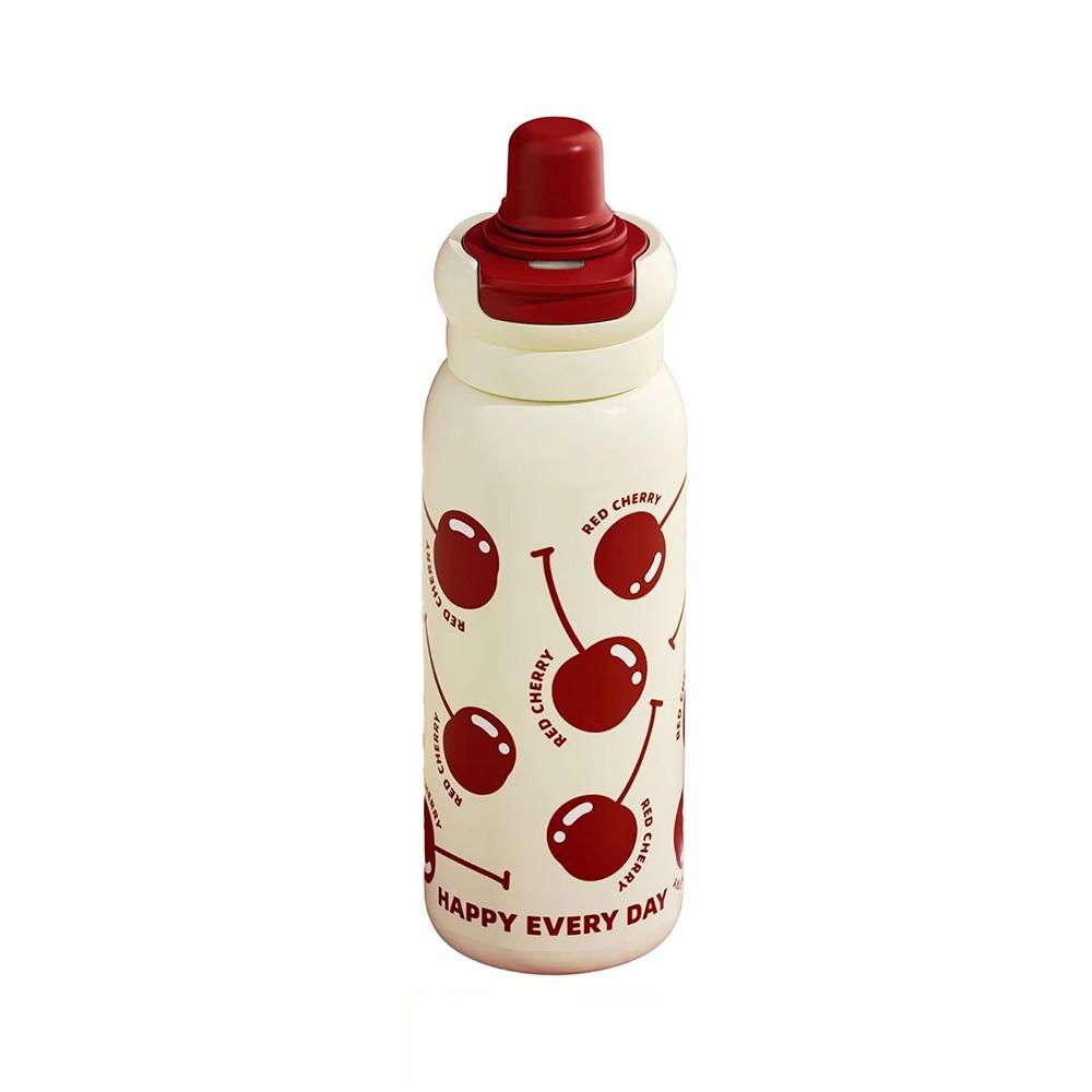 620ml Capacity Vacuum Insulated Water Bottle High-Capacity Straw Travel Cup  Student
