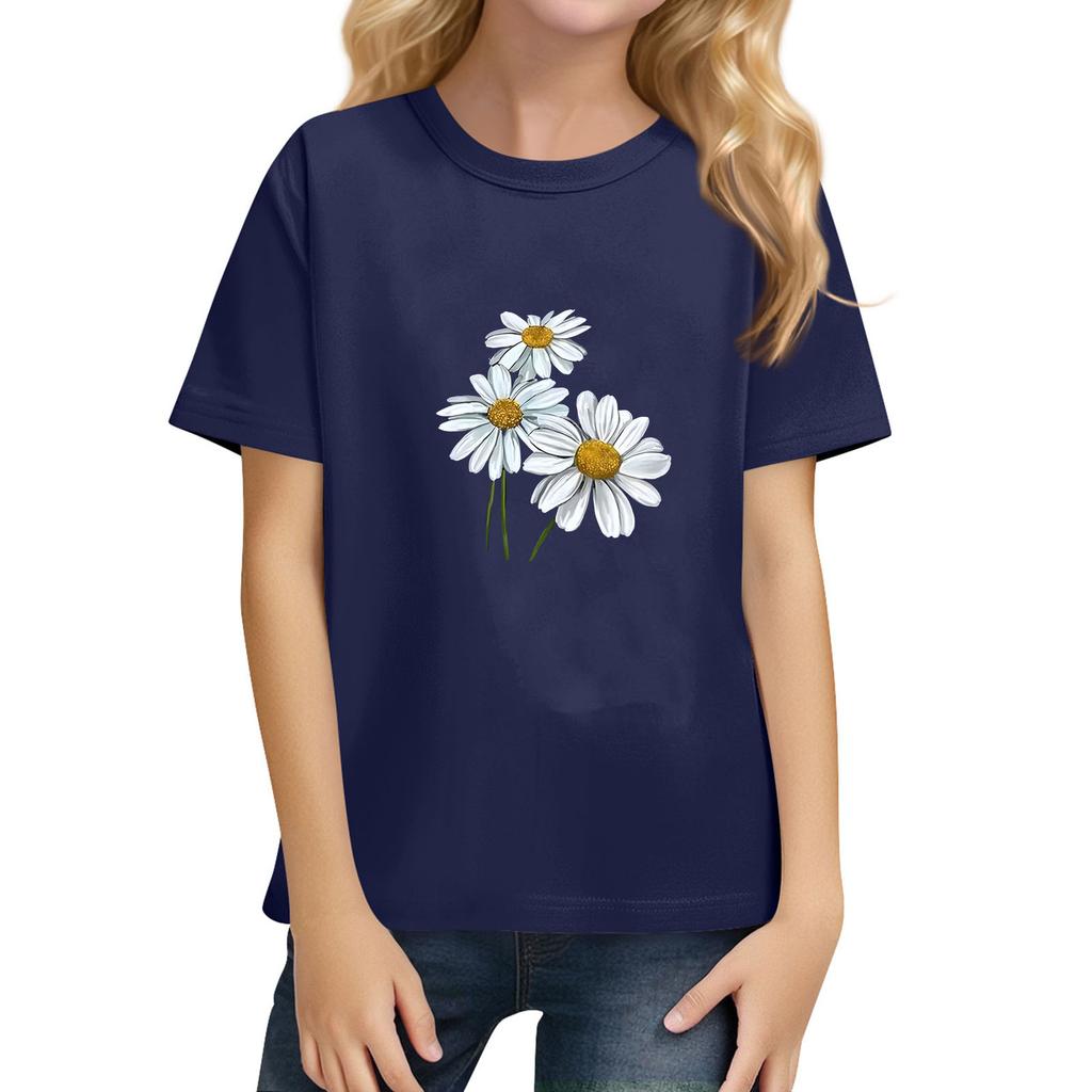 Kinder T-Shirt mit kurzen Ärmeln, Farbe, für den täglichen lässigen Gebrauch