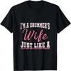 Funny Drummers Wife Valentines Day Gift Drums T-Shirt