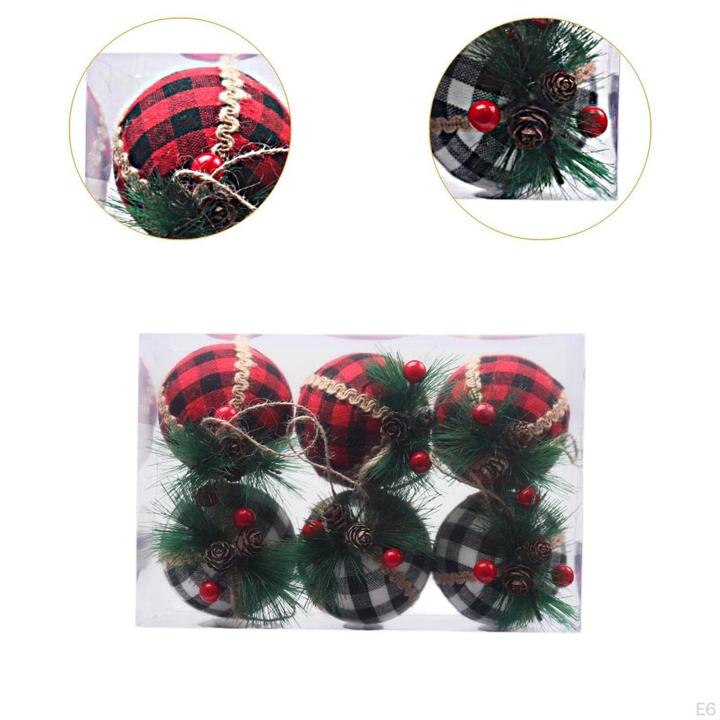 Christmas Ball Ornaments Decorative Baubles Pendants Party Favors for Xmas Trees