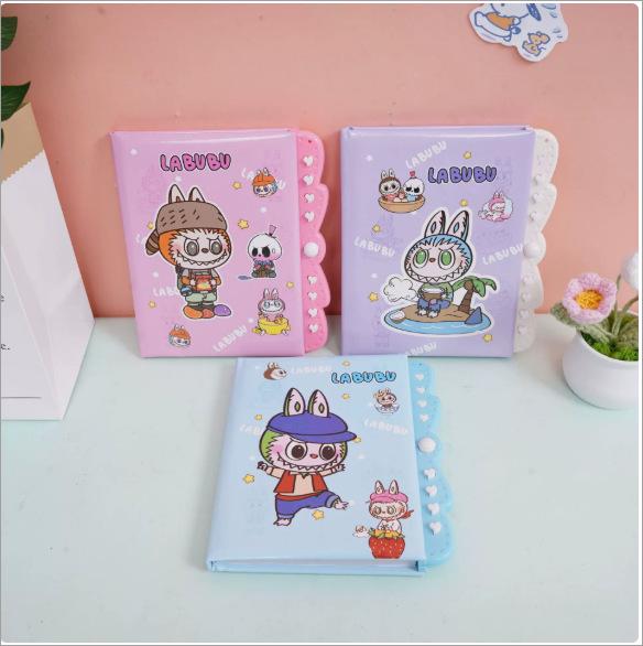 Capybara Password Lock Diary - 64K Planner, Cute Cartoon Design, Portable for Students.