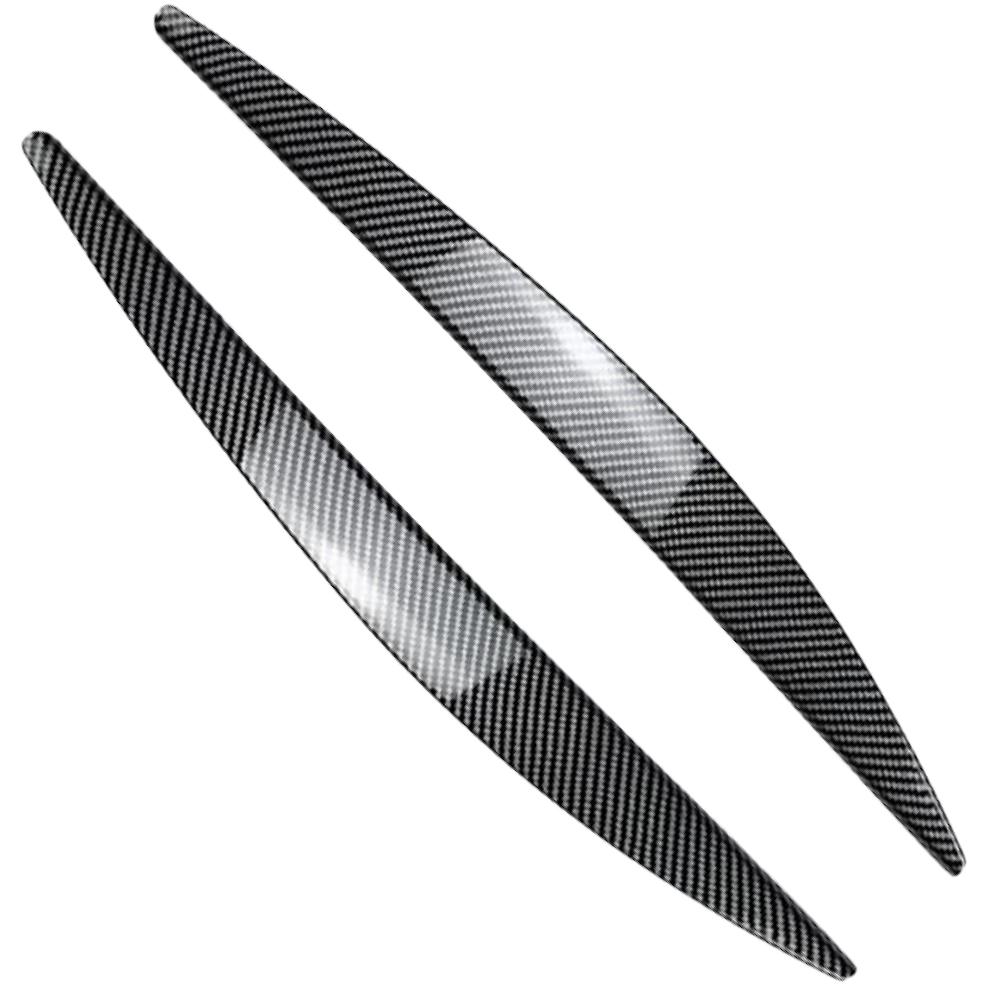 2Pcs Car Headlight Head Lamp Eyebrow Headlight Cover Trim Sticker for Skoda Octavia MK3 2015 2016 2017