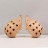 Nordic Hedgehog Wooden Pen Holder for Office or Kids' Room Decor