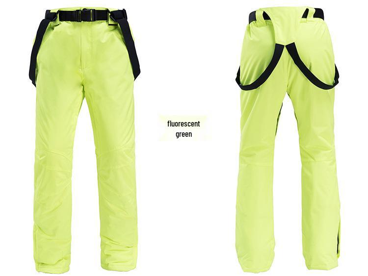 Winter Ski Bib Pants: Windproof, Waterproof, Breathable, and Insulated for Men and Women