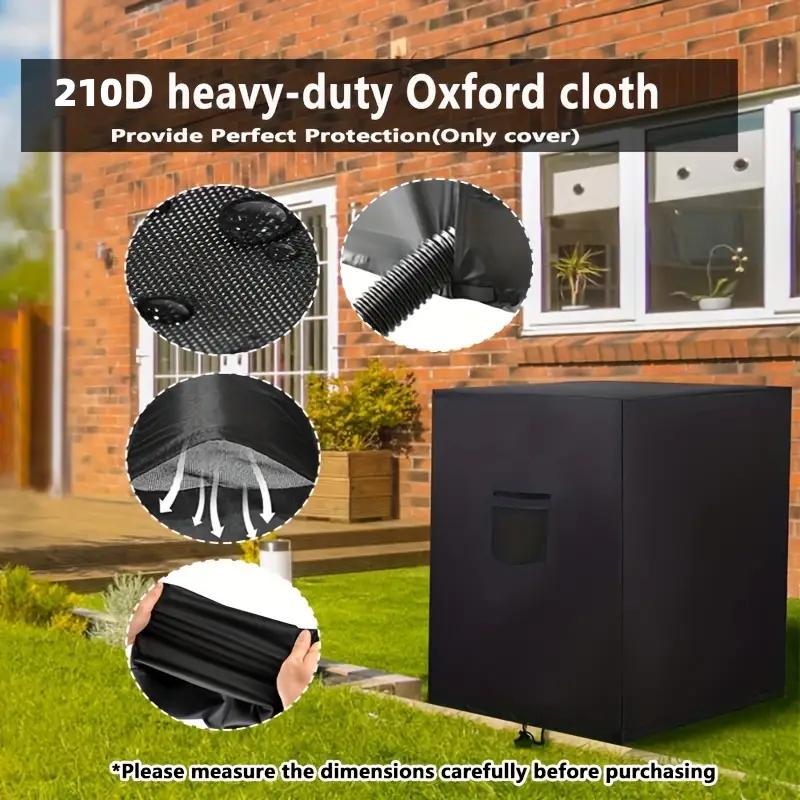 1pc Air Conditioner Cover For Outside Unit,Waterproof AC Covers,  For Winter Exterior Durable Waterproof Windproof And Snowproof