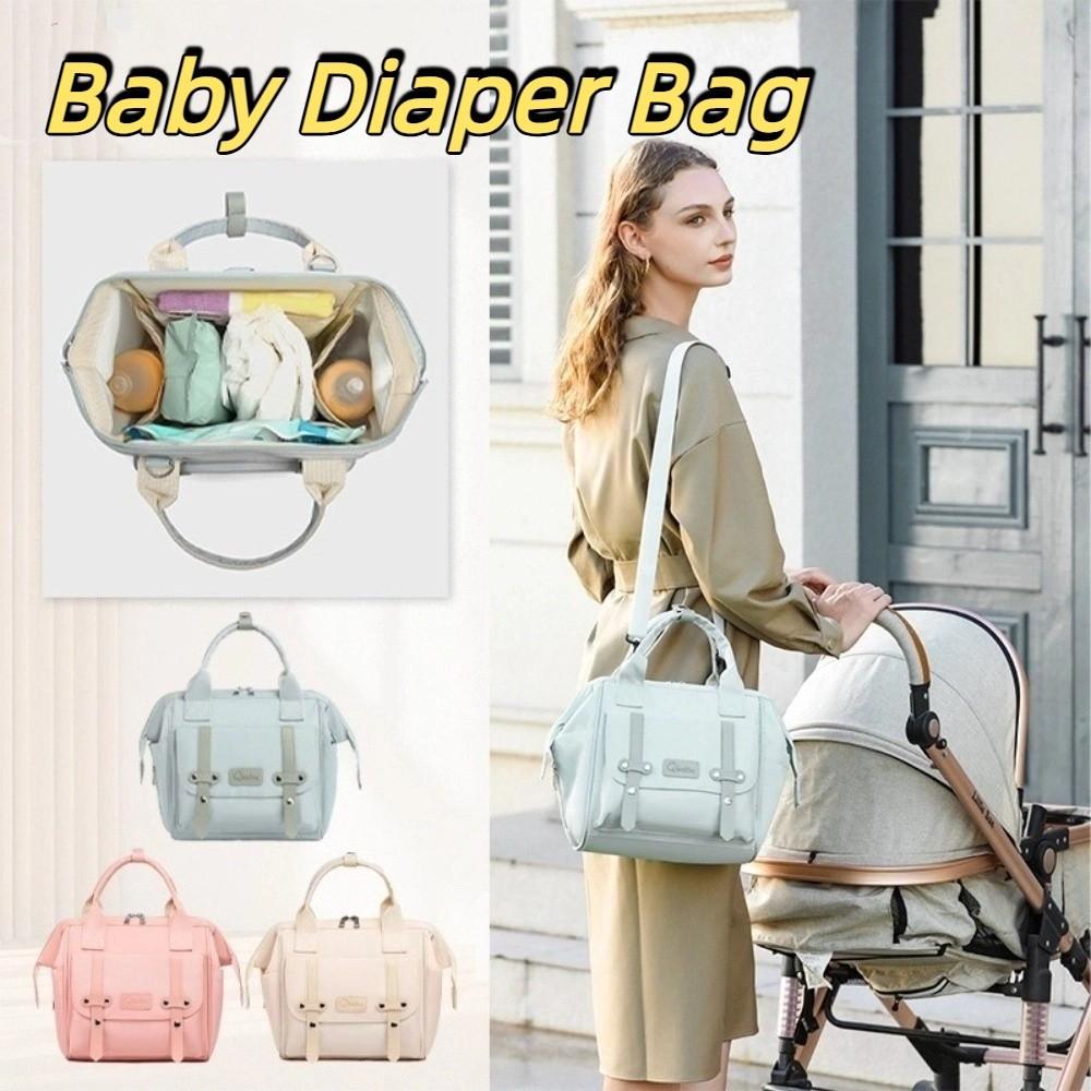 Large Capacity Mommy Shoulder Bag Durable Material Breastfeeding Bag Baby Diaper Bag  Women