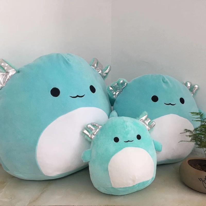 Adorable Blue Salamander Plush Toy For Kids 20cm 30cm 40cm Sizes