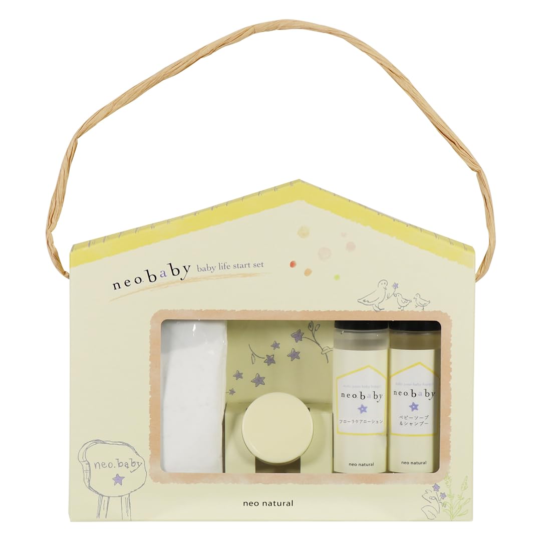 

Набор в качестве neobaby Neo Baby Baby Life Start Set 4 шт. Пробный набор органический детский увлажняющий для чувствительной кожи без добавок отечественный Neo Natural пробный подарок