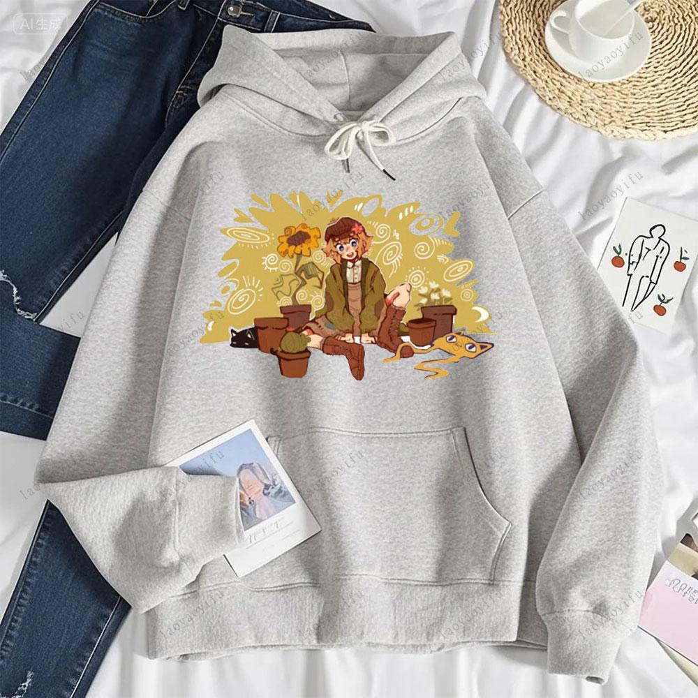 Cute Omori Hoodie Printed Sportswear Unique Style Popular Hot Selling Pullover Hip Hop Casual Classic Clothing Men Sportswear
