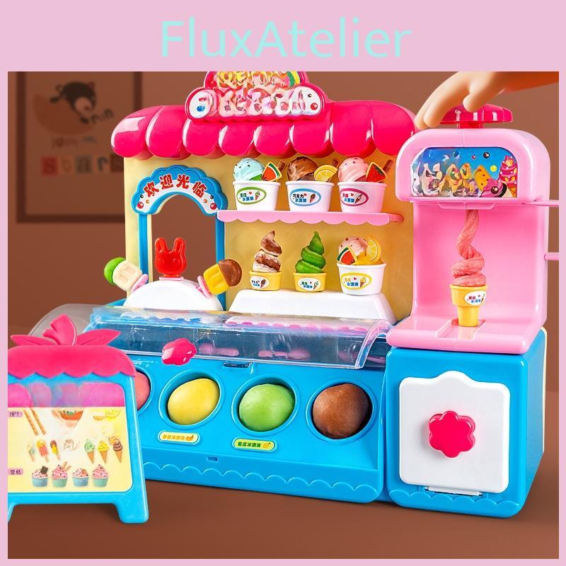 Childrens Diy Ice Cream Maker With Battery Power For Creative Play And Educational Fun