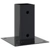 Square Post Base 4 pcs 71 x 71 mm Powder Coated Steel