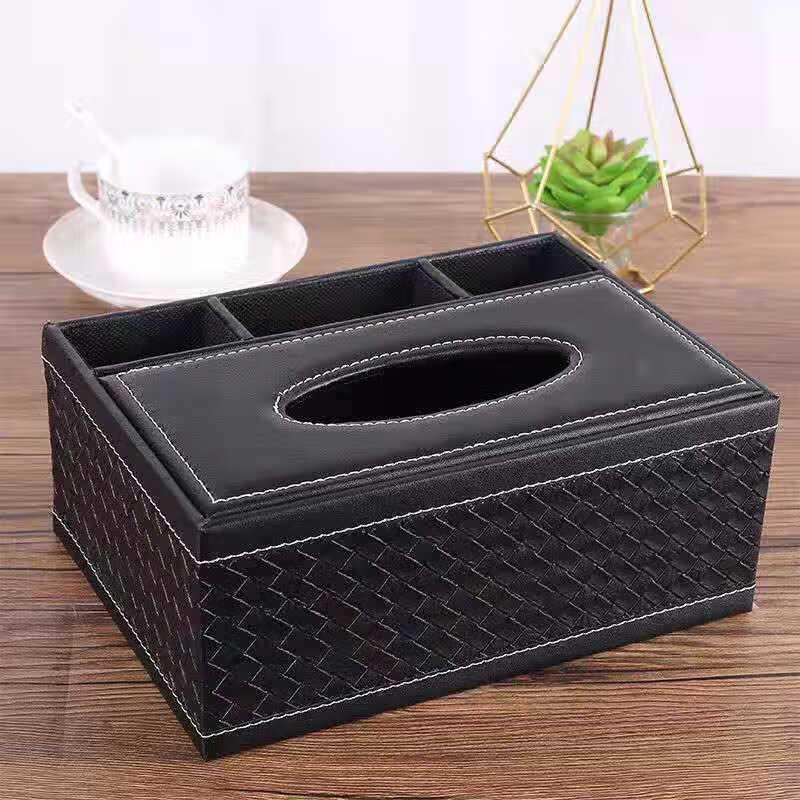 Leather Multi-functional Tissue Box