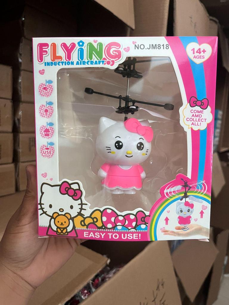 Induction Gesture-Controlled Hovering Helicopter Toy for Kids - Drop-Resistant