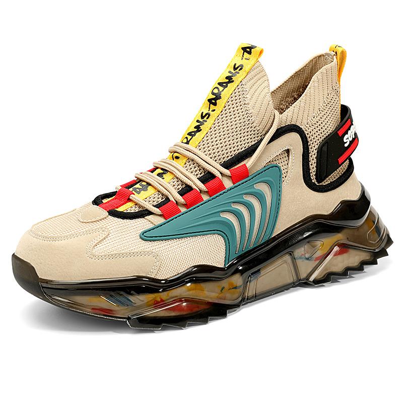 

Новые мужские высокие носки, туфли на пенопластовой подошве, мужские кроссовки 38-46 46 коричневый