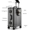 YISHIDUN Aluminum Frame PC Hardshell Spinner Luggage
