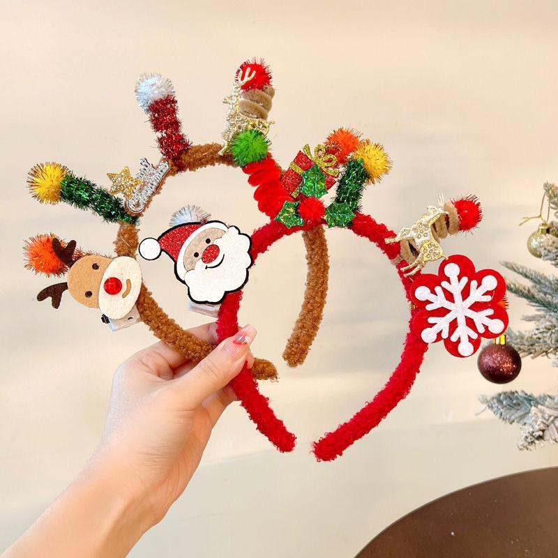 Christmas Elf Headband With Led Lights For Kids Holiday Party Decor