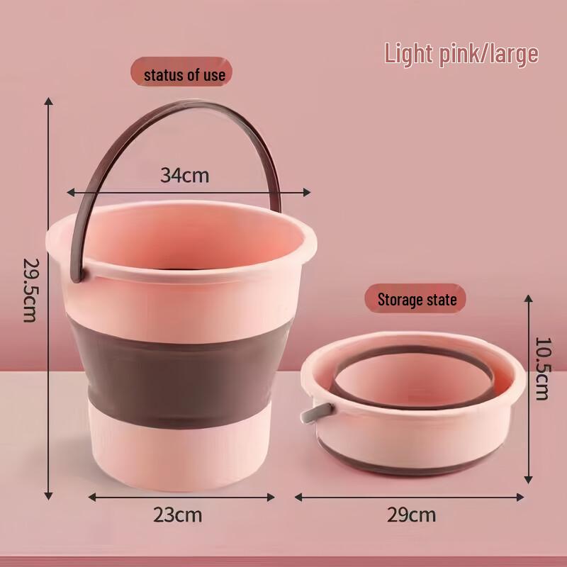 ZISIZ Foldable Outdoor Fishing Bucket