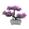 Künstliche Pflanze, Nachbildung eines Bonsai-Zedernbaums, für ständige visuelle Attraktivität in jedem Innenraum mit minimalem Platzbedarf