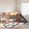 VidaXL Bunk Bed with Slide/ladder 90x200 Cm Solid Pine Wood, Loft Bed, Bunk Bed for Children, Bed 3284244