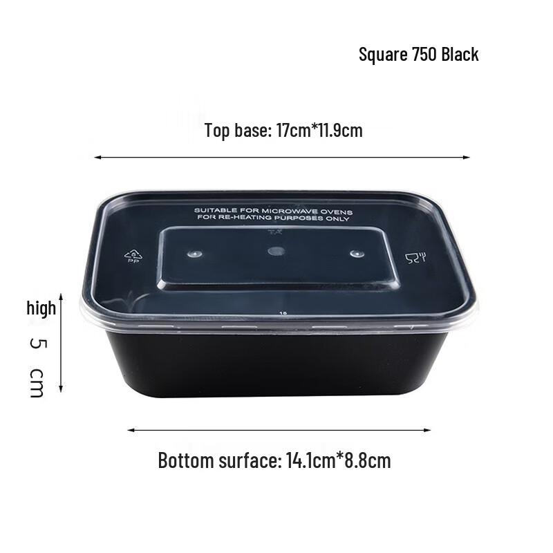 Handun Rectangular Disposable Food Containers