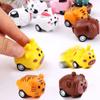 Parent-Child Animal Cars Toys Educational Inertia Toy Car Kids Toy Pull Back Car  Party Favor