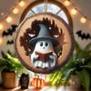 Animal Christmas Ornament 2D Flat Forest Animal Xmas Tree Ornament Acrylic Hanging Woodland Pendant for Garden Tree Home Decor