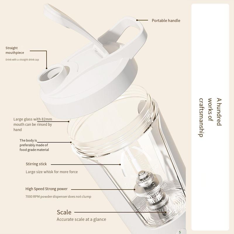 1PC Nueva Taza Mezcladora Automática Eléctrica de Alta Gama para Café Carga Vaso Agitador Perezoso para Leche de Soja Vaso de Agua Giratorio