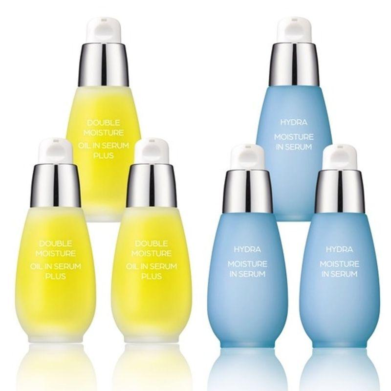 

CHARMZONE [3+3] Hydra Moisture In Serum 30ml x 3 + Double Moisture Oil In Serum Plus 30ml x 3 single type