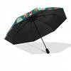 1pc Christmas Cookies Pattern Umbrella with Plastic Handle,Suitable for All Seasons Home Travel Outdoor UmbrellaPT295