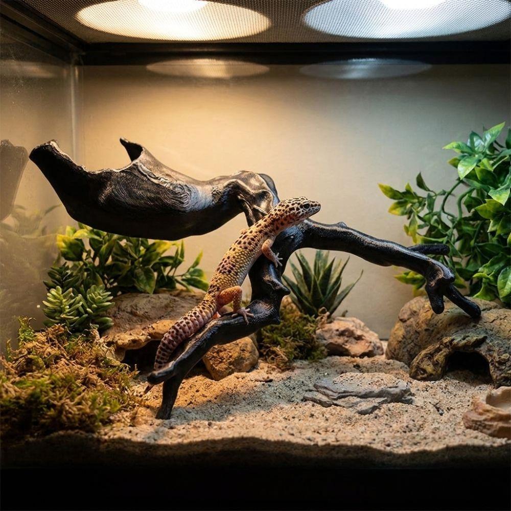 Simulation Reptile Tree Trunk 3D Imitation Hermit Crab Climbing Toy Terrarium Accessories