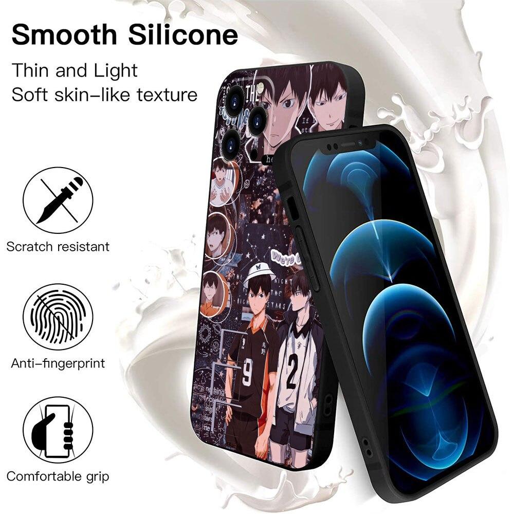 Husa pentru Apple iPhone XR 12 XS 14 7 8 Plus 11 X 13 Pro Max SE 6S Mini 5S SE2 6 5 Husa de telefon Haikyuu Volleyball Anime