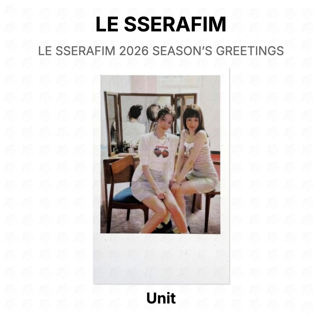 LE SSERAFIM 2026 SEASON’S GREETINGS Official Photocard