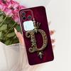 Für Vivo S18Pro V2344A Hülle Für Vivo S18 Pro Abdeckung Transparent Luxus Krone A-Z Buchstaben 2D Flaches Muster Weiches Gehäuse