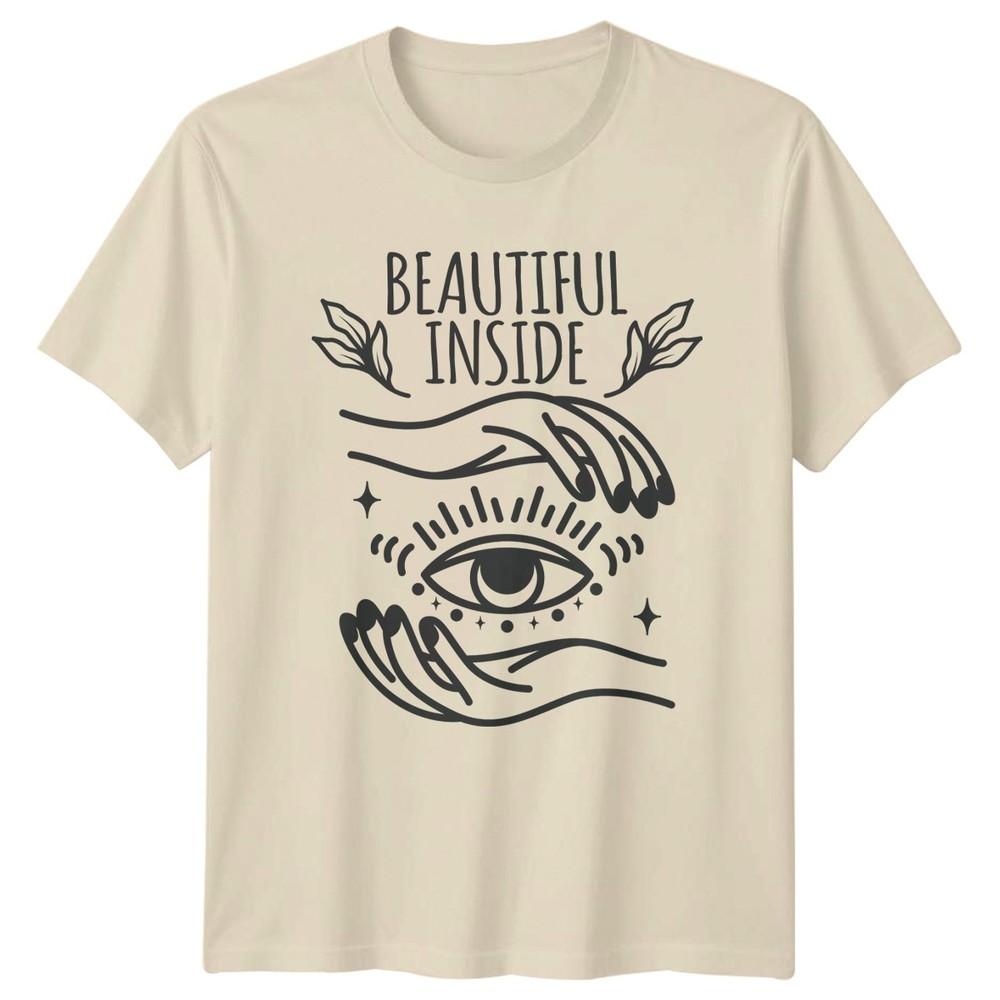 Beautiful Inside Unisexs TShirt Witchcraft Celestial Design