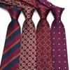 Rael Tie 8Cm Burgundy Tie Men'S, Dress Business Groom Wedding Tie
