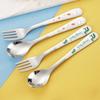 Children'S Stainless Steel Spoon Cartoon Car Pot Spoon Soup Bun Home Kitchen Essential Cute Tableware Children'S Spoon Fork