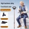Compact Aluminum Trekking Pole: Outdoor Foldable, Multi-Functional, for Climbing and Hiking.