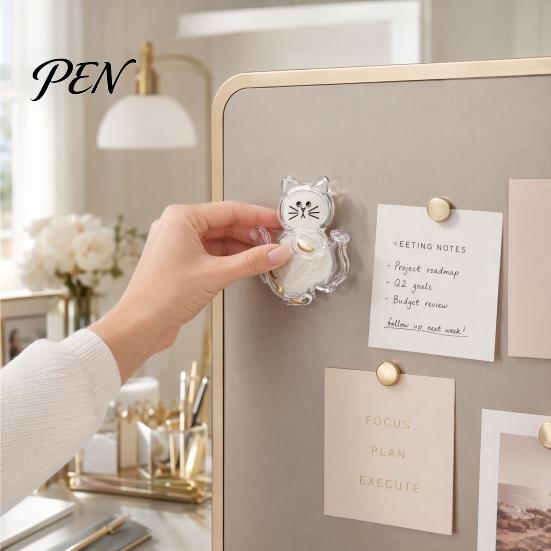 Cat Whisker Holder Whiskers Refrigerator Magnet, Transparent Furs Keepsake Vase Hair Storage Fridge Pet Memorial Decoration for Home, Kitchen