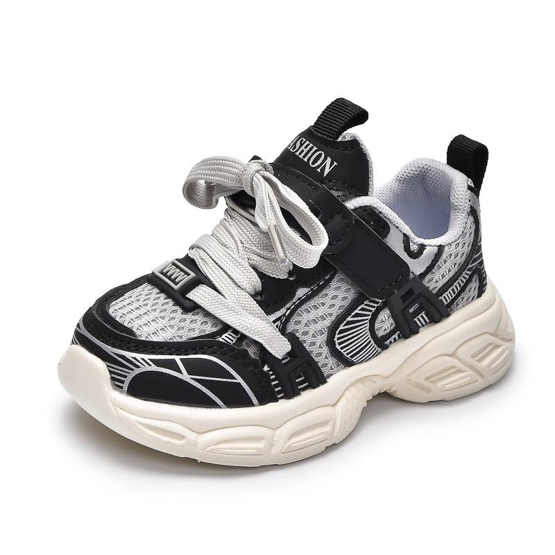 Kindersneaker Frühjahr Neuheiten, Leichte Freizeit-Vielseitige Doppelfell-Schuhe mit Weichsohle & Klobige Dad-Schuhe (Unisex).