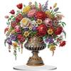 2D Flat Vase Print DIY Diamond Painting Tabletop Ornaments Kit Table Top Diamond Painting Ornament Kits Bedroom Table Decoration
