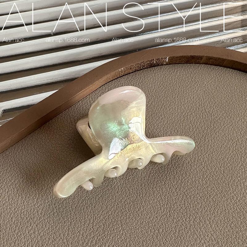 

Маленькие заколки для волос 4,5 см Ацетатные крабы для волос для девочек и женщин Челка Волосы Милые аксессуары для волос Цветочный головной убор