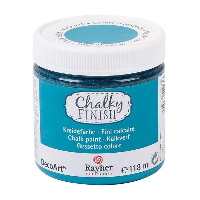 Peinture craie bleu lagon Chalky Finish