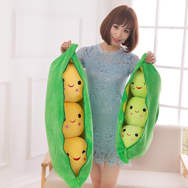 Pea Pod Plush Doll Cute Bean Couple Sleeping Pillow Valentine's Day Gift