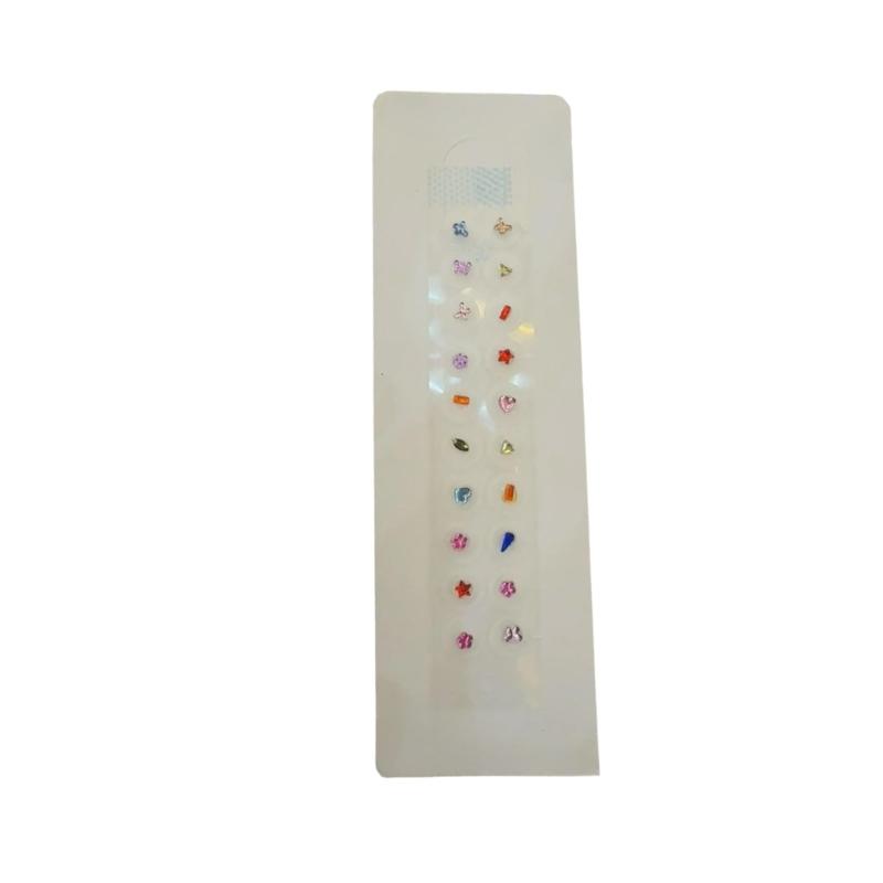 20Pcs Disposable Ear Sticker Acupoint Pressure Stimulation Patches Acupunctures Beads Auricular Ear Sticker Massager